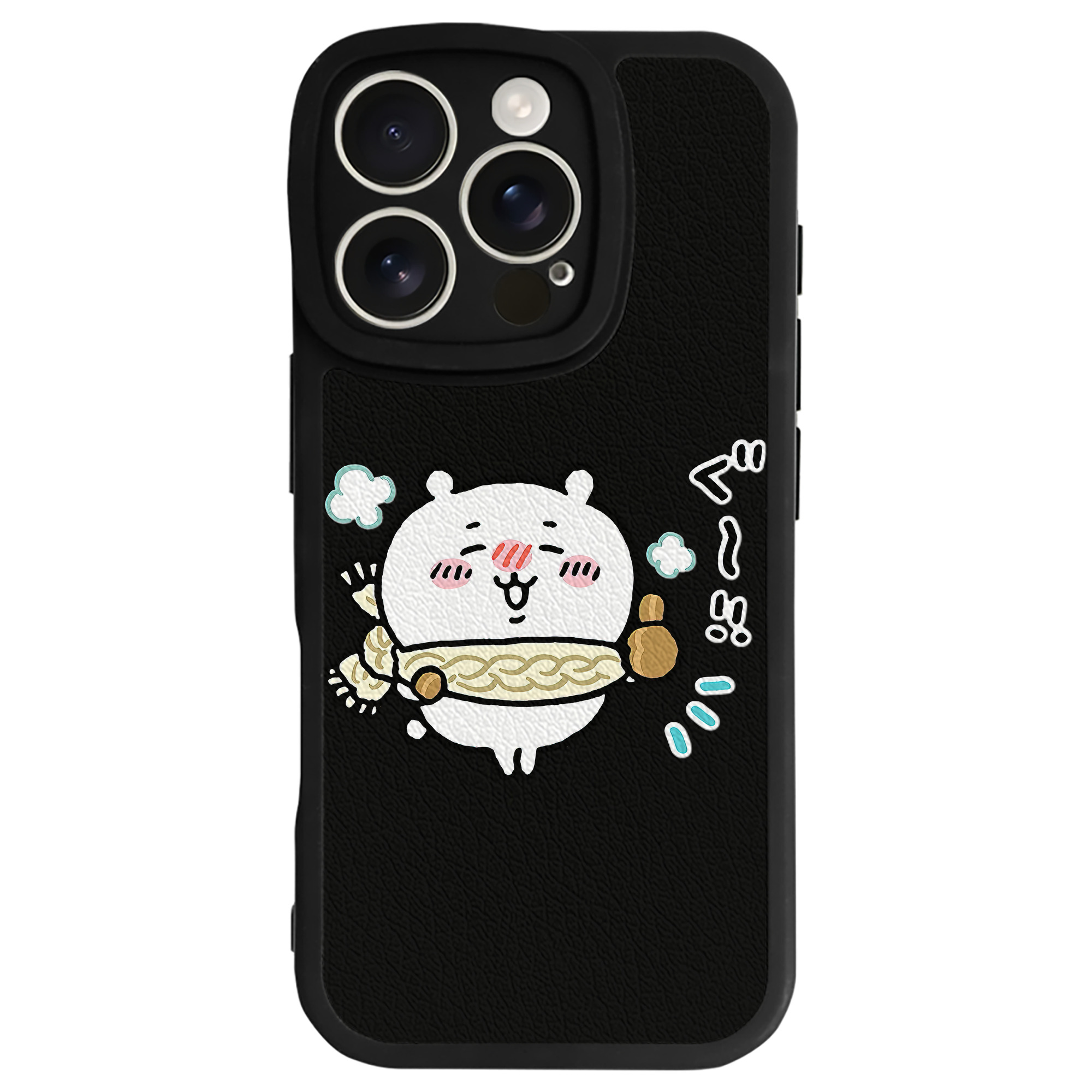 （画像用） ちいかわ ちいかわ Chii-kawa chiikawa 【iPhone 16シリーズ対応】シリコンスマホケース（レザー調） 材質：シリコン